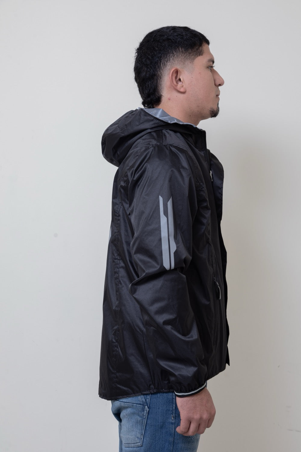 Chaqueta reflectiva Revixtron negro intenso