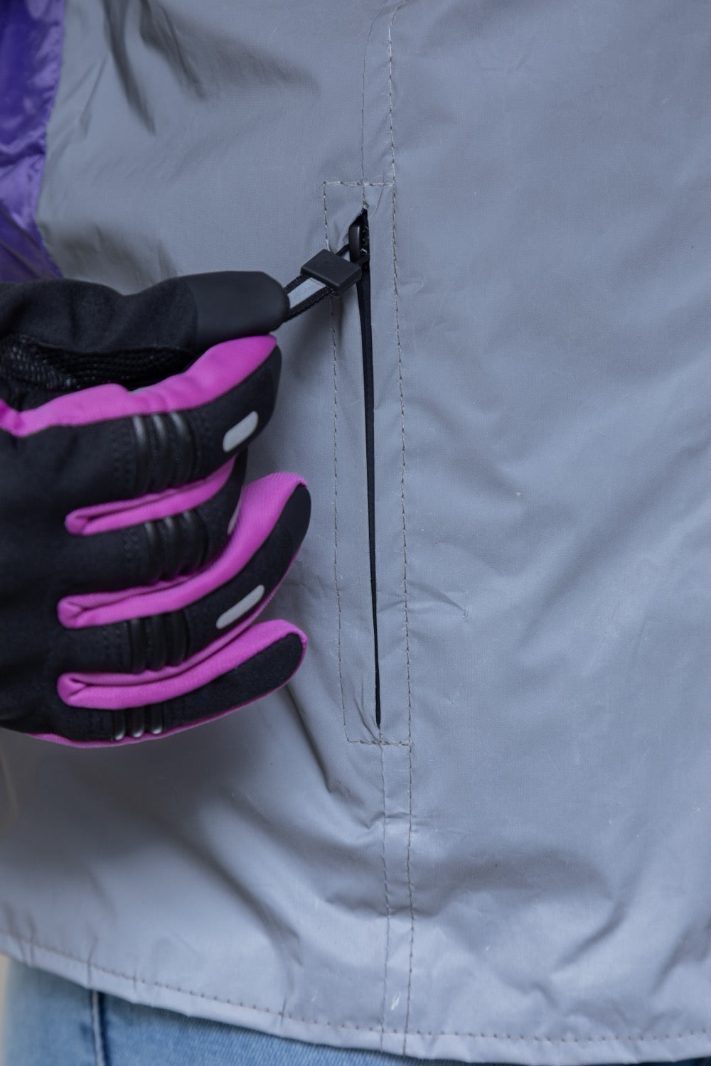 Chaqueta reflectiva impermeable