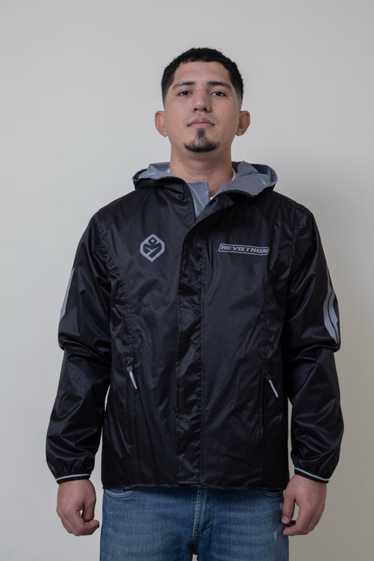 Chaqueta reflectiva Revixtron negro intenso