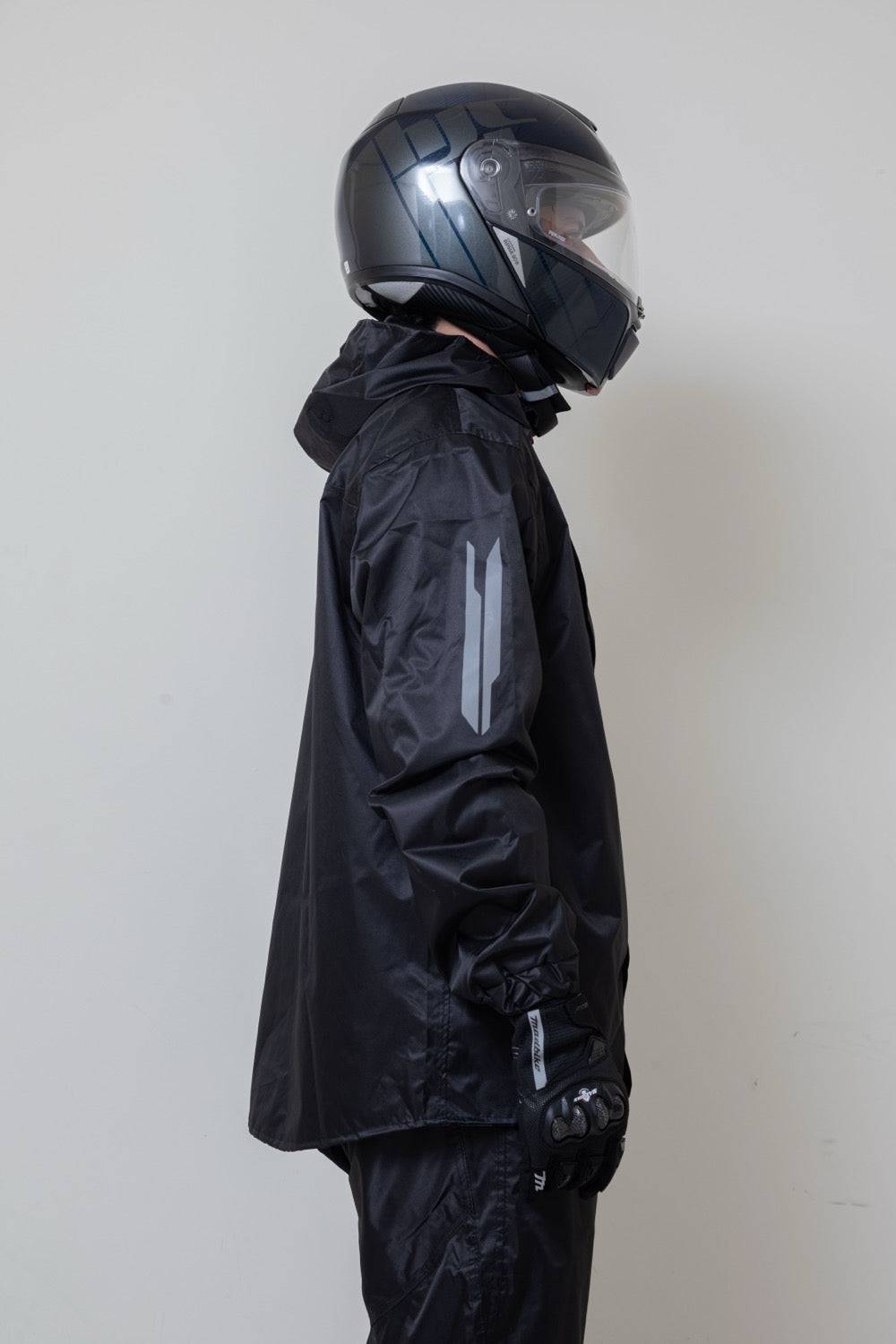 Impermeable tipo sudadera hombre