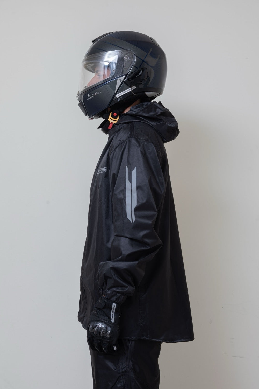 Impermeable tipo sudadera hombre
