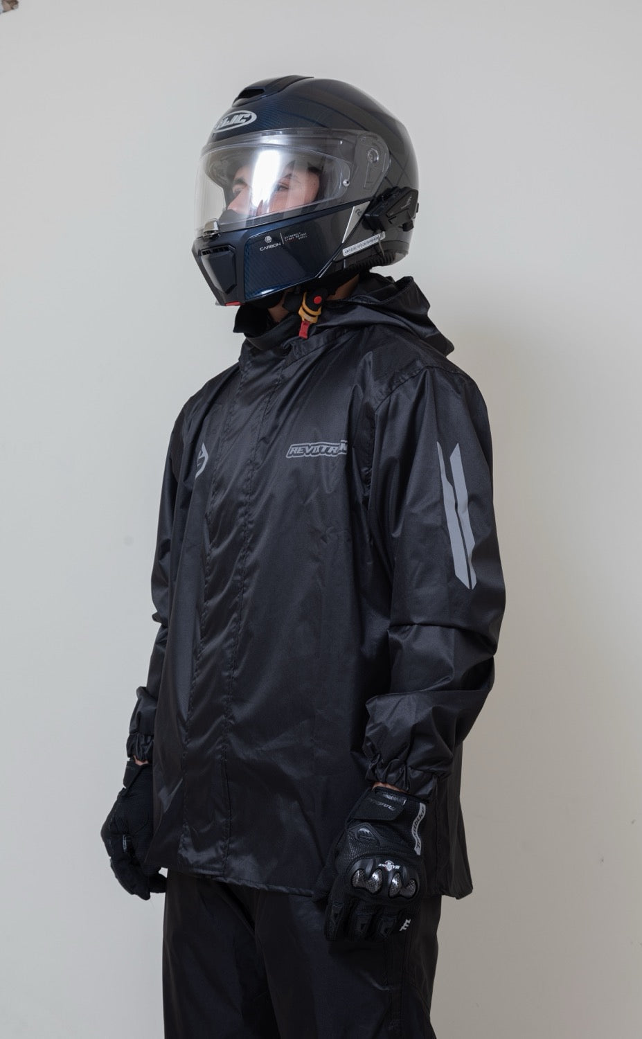 Impermeable tipo sudadera hombre