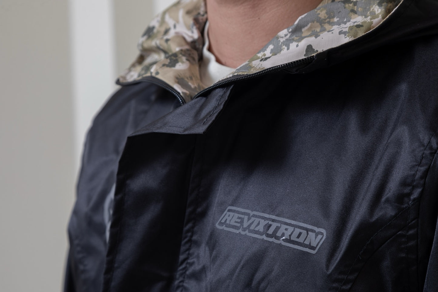 Chaqueta doble faz impermeable camuflada