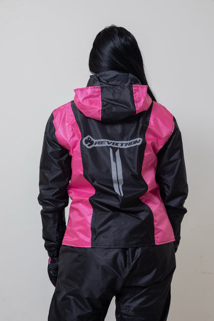 Impermeable tipo sudadera para mujer