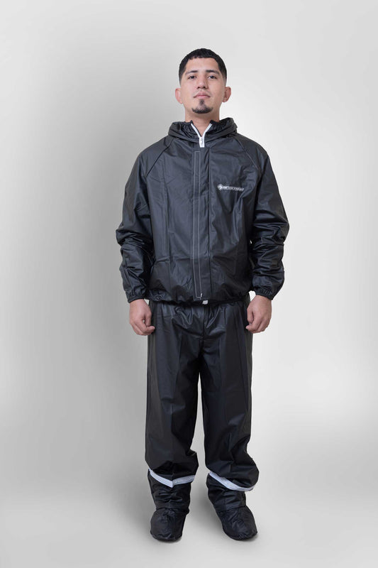 Conjunto impermeable en PVC con botas incluidas