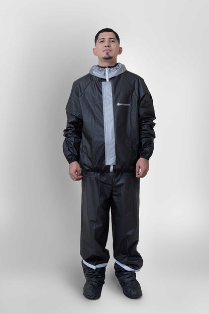 Conjunto impermeable en PVC con botas incluidas