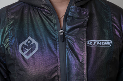 Chaqueta impermeable tornasol